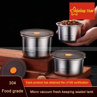 304 Stainless Steel Sealed Jar Grain Storage Jar Fresh-keeping Box 304 Stainless Steel Sealed Jar Grain Storage Jar Fresh-keeping Box