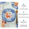 Japanese Blue and White Ceramic Square Dinner Plates 9" Set of 4 Japanese Blue and White Ceramic Square Dinner Plates 9" Set of 4