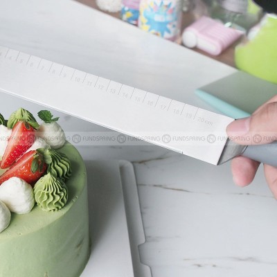 15-Inch Stainless Steel Cream Spatula Cake Demoulding Knife With Scale 15-Inch Stainless Steel Cream Spatula Cake Demoulding Knife With Scale