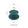 Porcelain Multi-Layer String Plate: Elegant Cake, Dessert, and Fruit Stand Porcelain Multi-Layer String Plate: Elegant Cake, Dessert, and Fruit Stand