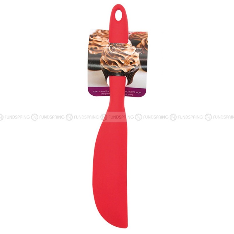 All-Inclusive Silicone Cream Scraper Red Cake Spatula Baking Utensils