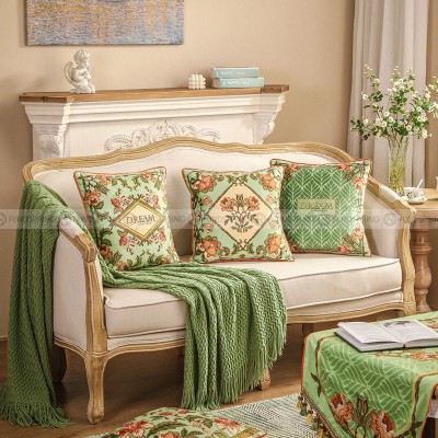 Santa Tia Pillow Pastoral Sofa Cushion Pillow Lumbar Pillow Cover Santa Tia Pillow Pastoral Sofa Cushion Pillow Lumbar Pillow Cover