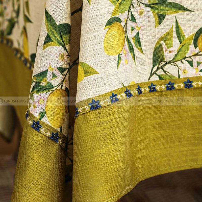 Meet Sicily Tablecloth Country Style Table Cover Lim Green Waterproof Tablecloth Meet Sicily Tablecloth Country Style Table Cover Lim Green Waterproof Tablecloth