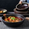 Kiln Change Ceramic Soup Bowl Large Noodle Bowl Spiral Texture Pot Kiln Change Ceramic Soup Bowl Large Noodle Bowl Spiral Texture Pot