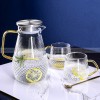 Thermal Elegance: Heat-Resistant Glass Mugs Set with Pitcher and Cups
