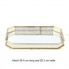 Cosmetics Storage Rack Decorative Metal Mirror Jewelry Display Tray Cosmetics Storage Rack Decorative Metal Mirror Jewelry Display Tray