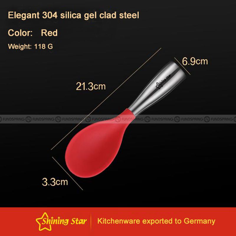 304 Silicone Rice Spoon Rice Cooker Stand-up Rice Shovel 304 Silicone Rice Spoon Rice Cooker Stand-up Rice Shovel