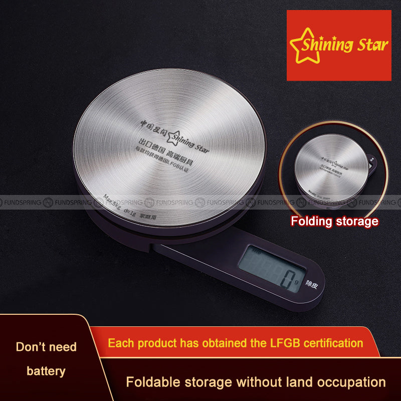 Self-generating Baking Electronic Scale Precision Portable Food Scale