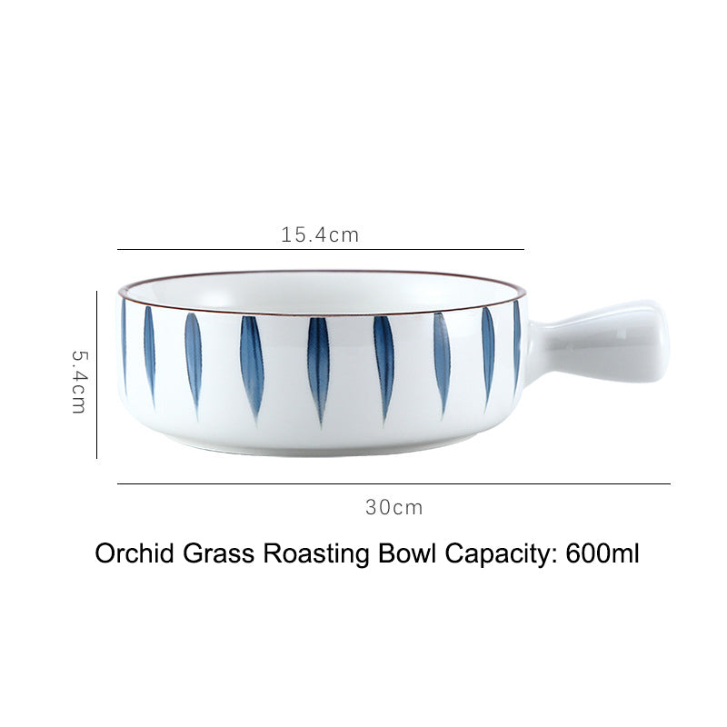 Japanese Ceramic Handled Breakfast Bowl and Tray Set – Baking Bowl with Handle Japanese Ceramic Handled Breakfast Bowl and Tray Set – Baking Bowl with Handle