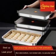 304 Stainless Steel Storage Box Dumpling Plate Fresh-keeping Box 304 Stainless Steel Storage Box Dumpling Plate Fresh-keeping Box
