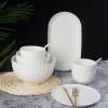 Minimalist Dinnerware Set: Solid Color Ceramic Bowls and Plates for Elegant Home Dining Minimalist Dinnerware Set: Solid Color Ceramic Bowls and Plates for Elegant Home Dining