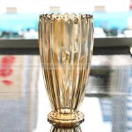 Luminous Bloom: Fashionable Glass Vase for Elegant Floral Arrangements Luminous Bloom: Fashionable Glass Vase for Elegant Floral Arrangements