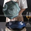 Blue/Green Glaze Dinnerware Lotus Leaf Large Bowl Soup Bowl 12" Blue/Green Glaze Dinnerware Lotus Leaf Large Bowl Soup Bowl 12"