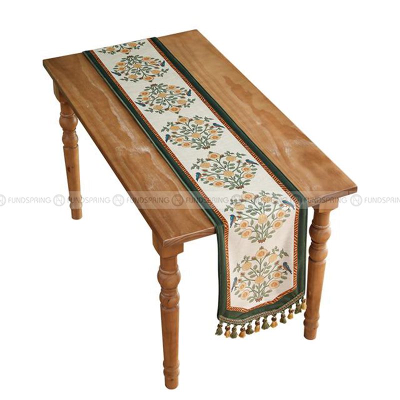 Botticelli Table Runner Light Luxury Modern Decorative Covering Cloth Botticelli Table Runner Light Luxury Modern Decorative Covering Cloth