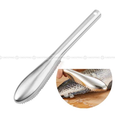 AquaScale Master: Stainless Steel Multi-Function Fish Scale Scraper - Essential Kitchen Tool AquaScale Master: Stainless Steel Multi-Function Fish Scale Scraper - Essential Kitchen Tool