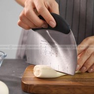 Semi-circle Dough Scraper Cutter Pro Pastry Pizza Cutter Chopper Semi-circle Dough Scraper Cutter Pro Pastry Pizza Cutter Chopper