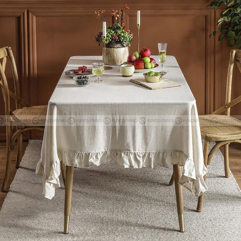 Polperro Tablecloth Lotus Leaf Table Cover Pastoral Table Clothes Polperro Tablecloth Lotus Leaf Table Cover Pastoral Table Clothes