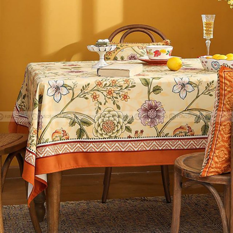 Bellano Tablecloth Dining Table Mat Waterproof Velvet Table Cover Bellano Tablecloth Dining Table Mat Waterproof Velvet Table Cover
