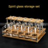 Spirit Dispenser Set Glass Set of 21 With Rack Baijiu Glass With Rack Spirit Dispenser Set Glass Set of 21 With Rack Baijiu Glass With Rack