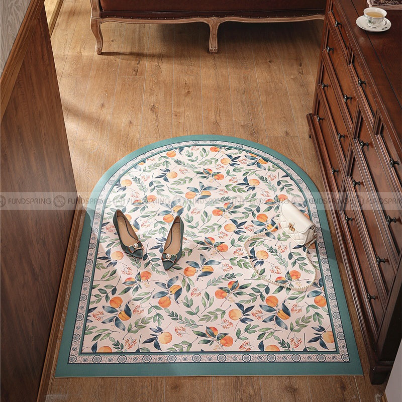 Palodin Floor Mat Vintage PVC Anti-Slip Room Mat Waterproof Door Mat