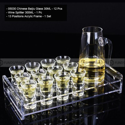 Spirit Glass Swallow Glass Wine Glass Set with Acrylic Cup Holder Spirit Glass Swallow Glass Wine Glass Set with Acrylic Cup Holder