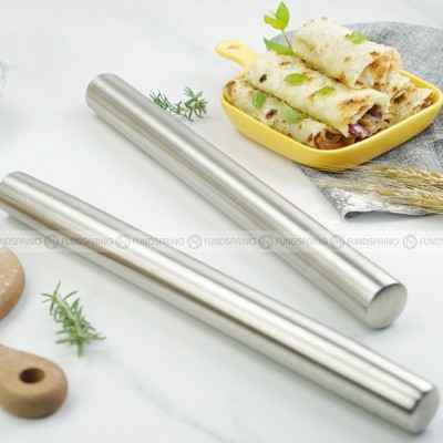 304 Stainless Steel Baking Rolling Pin – Essential Rolling Tool 304 Stainless Steel Baking Rolling Pin – Essential Rolling Tool