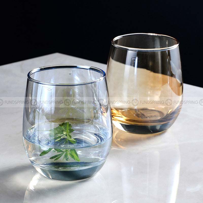 Lead Free Glass Tumblers Set of 6 Water Glass Beer Milk Juice Cups Lead Free Glass Tumblers Set of 6 Water Glass Beer Milk Juice Cups