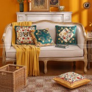 Giverny Impression Pillow Vintage Sofa Lumbar Cushion Pillowcase Giverny Impression Pillow Vintage Sofa Lumbar Cushion Pillowcase