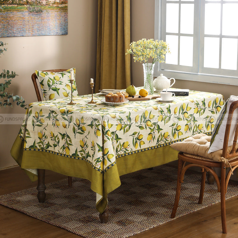 Meet Sicily Tablecloth Country Style Table Cover Lim Green Waterproof Tablecloth Meet Sicily Tablecloth Country Style Table Cover Lim Green Waterproof Tablecloth