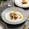 Weiss Series Straw Hat Dish Restaurant Dinnerware Shallow Plate Weiss Series Straw Hat Dish Restaurant Dinnerware Shallow Plate