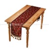Lapland Table Runner Christmas Table Runner Luxury Red Counter Cover Lapland Table Runner Christmas Table Runner Luxury Red Counter Cover