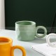 세라믹 머그컵 크리 에이 티브 워터 컵 간단하고 실용적인 커피 컵 400ml