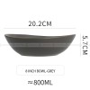 Japanese Ceramic Tableware Irregular Matte Ramen Bowl Deep Salad Plate Japanese Ceramic Tableware Irregular Matte Ramen Bowl Deep Salad Plate