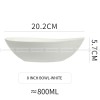 Japanese Ceramic Tableware Irregular Matte Ramen Bowl Deep Salad Plate Japanese Ceramic Tableware Irregular Matte Ramen Bowl Deep Salad Plate