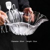 Glass Elegance: Modern Living Room Fruit Plate Large Size Petal Shape Plate Glass Elegance: Modern Living Room Fruit Plate Large Size Petal Shape Plate