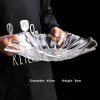 Glass Elegance: Modern Living Room Fruit Plate Large Size Petal Shape Plate Glass Elegance: Modern Living Room Fruit Plate Large Size Petal Shape Plate