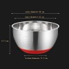 Stainless Steel Splash-proof Basin Silicone Bottom Egg Beating Basin Stainless Steel Splash-proof Basin Silicone Bottom Egg Beating Basin