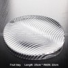 Leaf Pattern Crystal Glass Bowl And Plate Fruit Bucket Salad Bowl Leaf Pattern Crystal Glass Bowl And Plate Fruit Bucket Salad Bowl