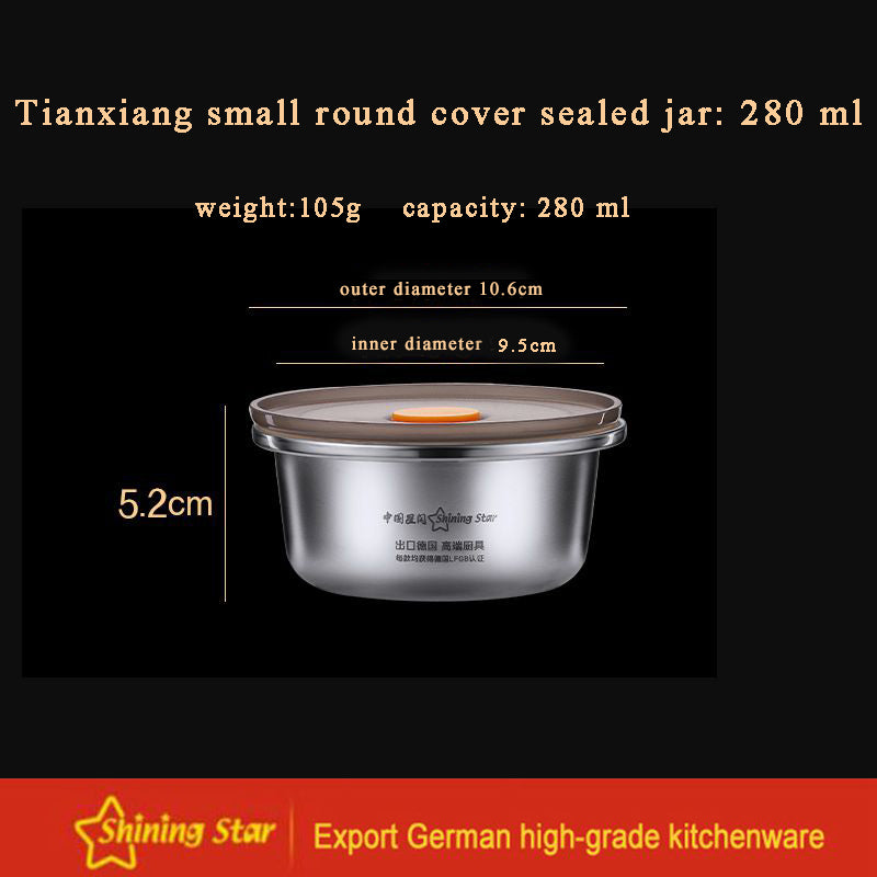 304 Stainless Steel Sealed Jar Grain Storage Jar Fresh-keeping Box 304 Stainless Steel Sealed Jar Grain Storage Jar Fresh-keeping Box