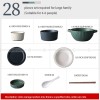 Nordic Ceramic Dinnerware Modern Minimalist Porcelain Tableware Set Nordic Ceramic Dinnerware Modern Minimalist Porcelain Tableware Set