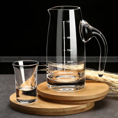 White Spirit Dispenser Set Gold-rimmed Crystal Glass Liquor Glass White Spirit Dispenser Set Gold-rimmed Crystal Glass Liquor Glass