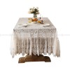 Tourte Lace Embroidered Hollow Tablecloth White Desk Cover Table Cloth Tourte Lace Embroidered Hollow Tablecloth White Desk Cover Table Cloth