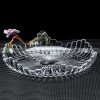 European Elegance: Crystal Glass Serving Bowl for Fruits, Candy, and More European Elegance: Crystal Glass Serving Bowl for Fruits, Candy, and More