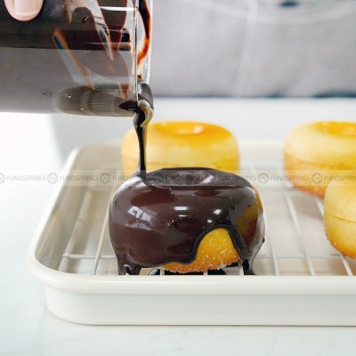 Oven-Safe Stainless Steel Wire Rack Set for Cooking and Cooling - Perfect Size, No Warping, Grid Design, Easy to Clean Oven-Safe Stainless Steel Wire Rack Set for Cooking and Cooling - Perfect Size, No Warping, Grid Design, Easy to Clean