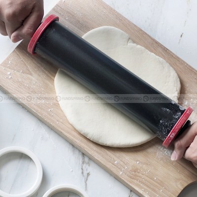 11-Inch Rolling Pin Roller Flour Stick Adjustable Thickness Rolling Pin 11-Inch Rolling Pin Roller Flour Stick Adjustable Thickness Rolling Pin