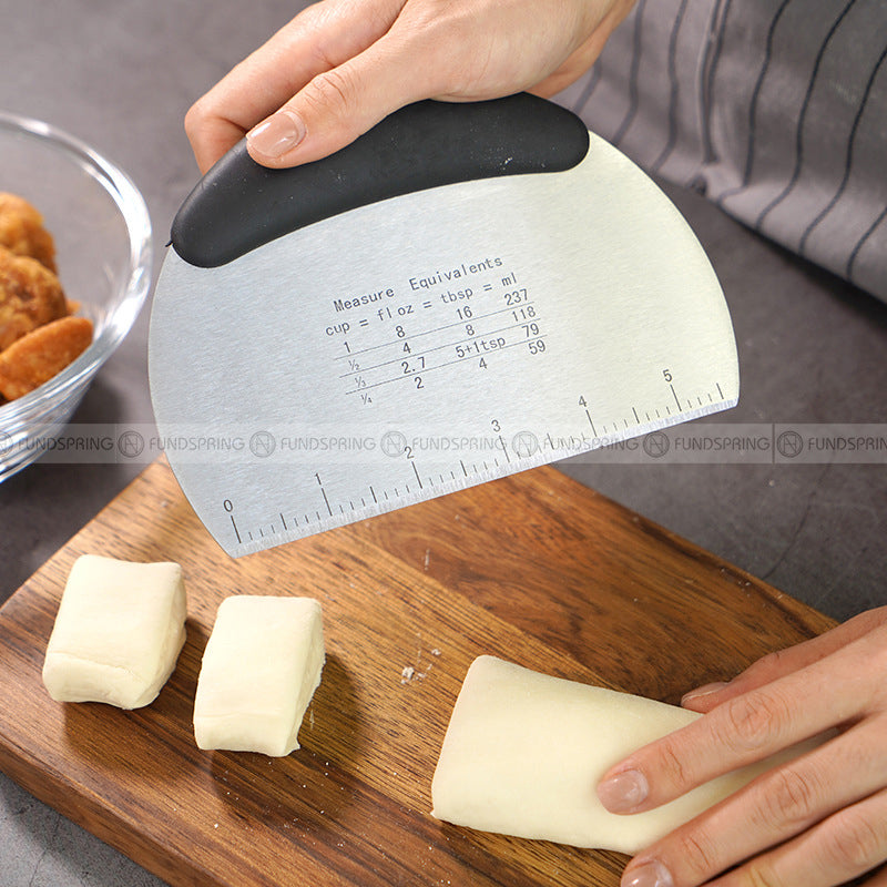 Semi-circle Dough Scraper Cutter Pro Pastry Pizza Cutter Chopper Semi-circle Dough Scraper Cutter Pro Pastry Pizza Cutter Chopper