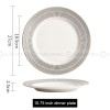 Weiss Series Straw Hat Dish Restaurant Dinnerware Shallow Plate Weiss Series Straw Hat Dish Restaurant Dinnerware Shallow Plate