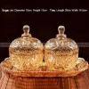 Glass Elegance Candy Jar Trio: Set of 3 Creative Storage Boxes with Lids Glass Elegance Candy Jar Trio: Set of 3 Creative Storage Boxes with Lids