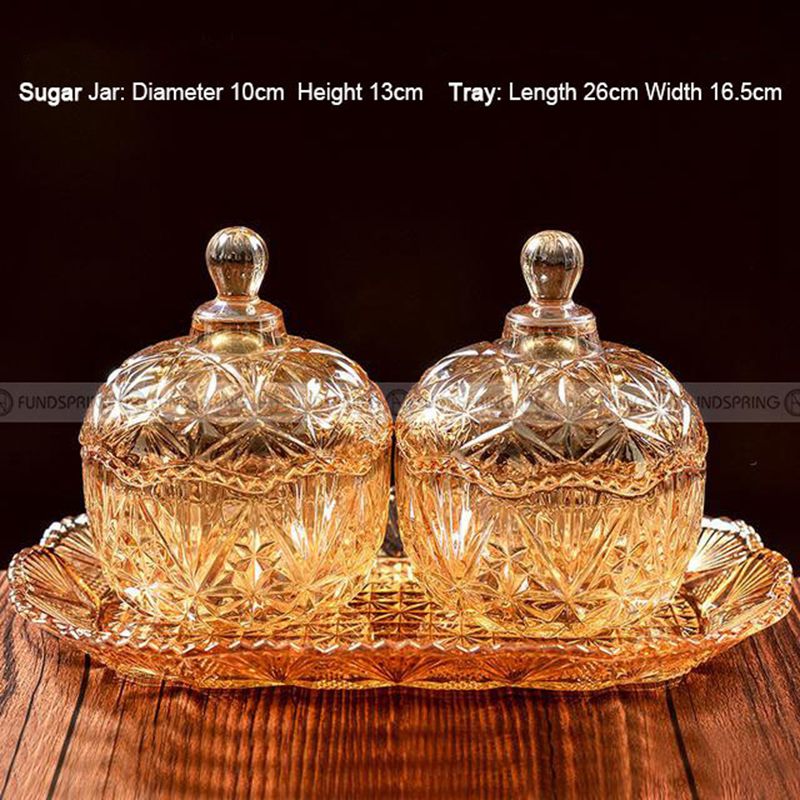 Glass Elegance Candy Jar Trio: Set of 3 Creative Storage Boxes with Lids Glass Elegance Candy Jar Trio: Set of 3 Creative Storage Boxes with Lids