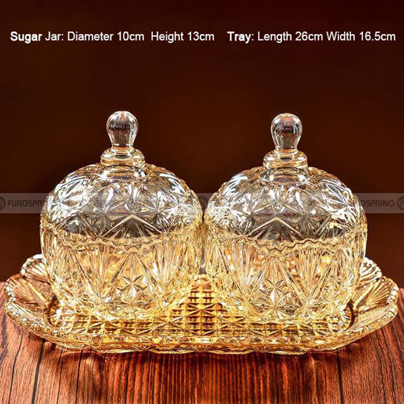 Glass Elegance Candy Jar Trio: Set of 3 Creative Storage Boxes with Lids Glass Elegance Candy Jar Trio: Set of 3 Creative Storage Boxes with Lids